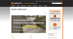 Desktop Screenshot of ceramo.de